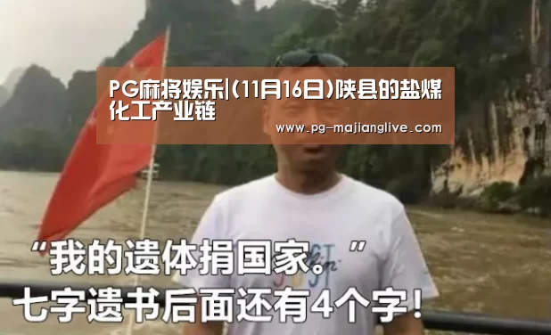PG麻将娱乐|(11月16日)陕县的盐煤化工产业链(图4) PG麻将娱乐